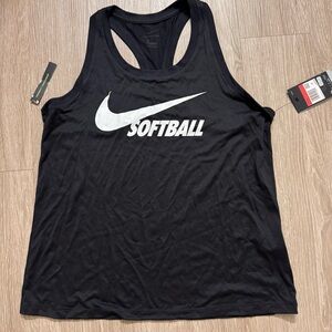Nike Women's Black Tank Top Size L NWT